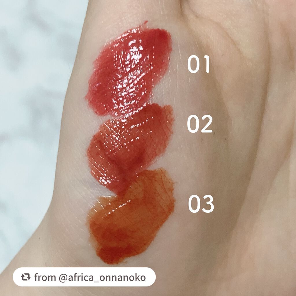 ジューシーリップティント/キャンメイク/口紅を使ったクチコミ(4枚目)