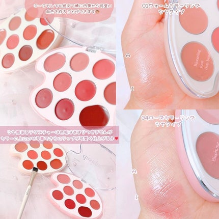 ムードペインティングリップアンドチークパレット/dasique/マルチパレットを使ったクチコミ(6枚目)