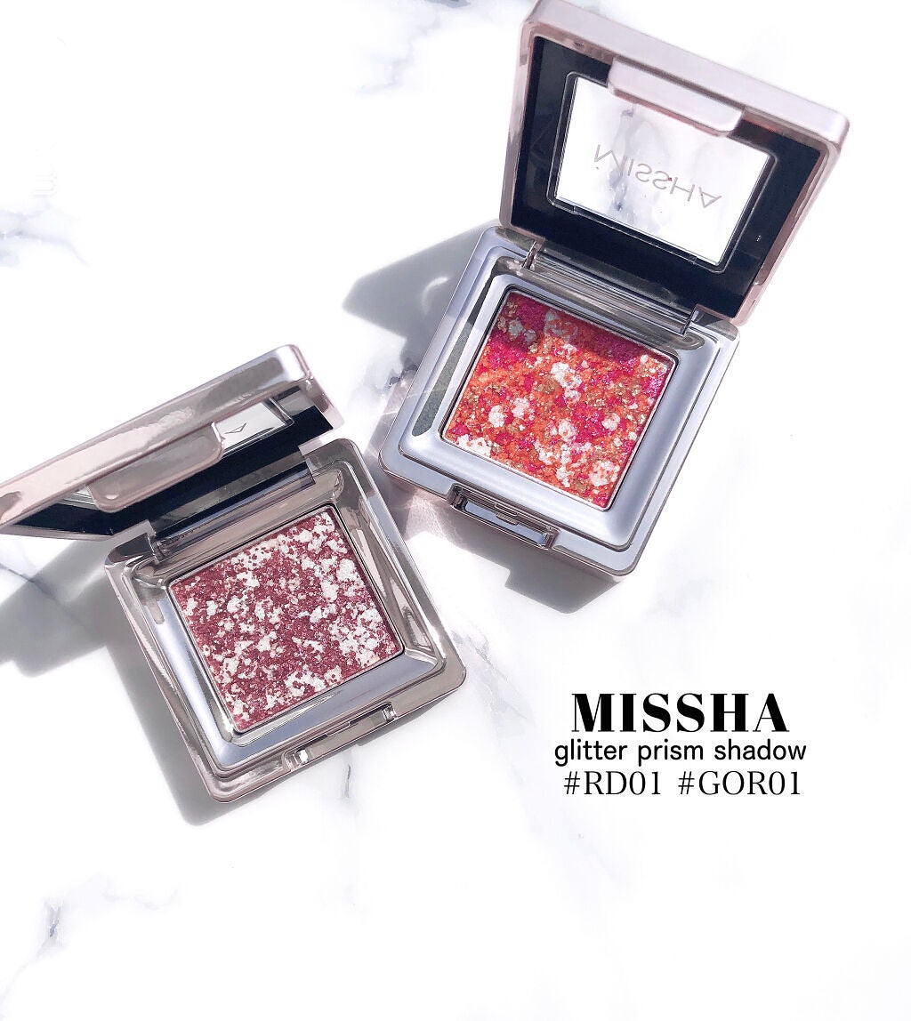 グリッタープリズム シャドウ/MISSHA/グリッターを使ったクチコミ(2枚目)