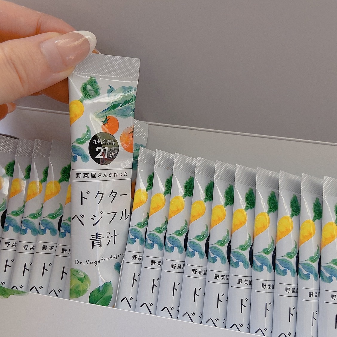 ドクターベジフル青汁/ナチュレライフ/青汁を使ったクチコミ（3枚目）