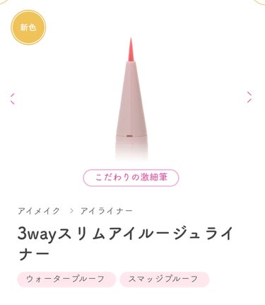 3wayスリムアイルージュライナー/キャンメイク/リキッドアイライナーを使ったクチコミ（2枚目）