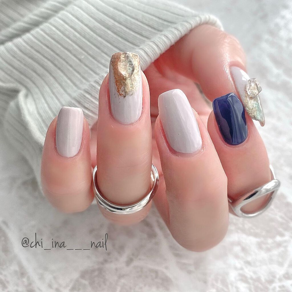 ネイルポリッシュ 013 BEAUTIFUL NIGHT/ジュミートウキョウ/マニキュアを使ったクチコミ（2枚目）