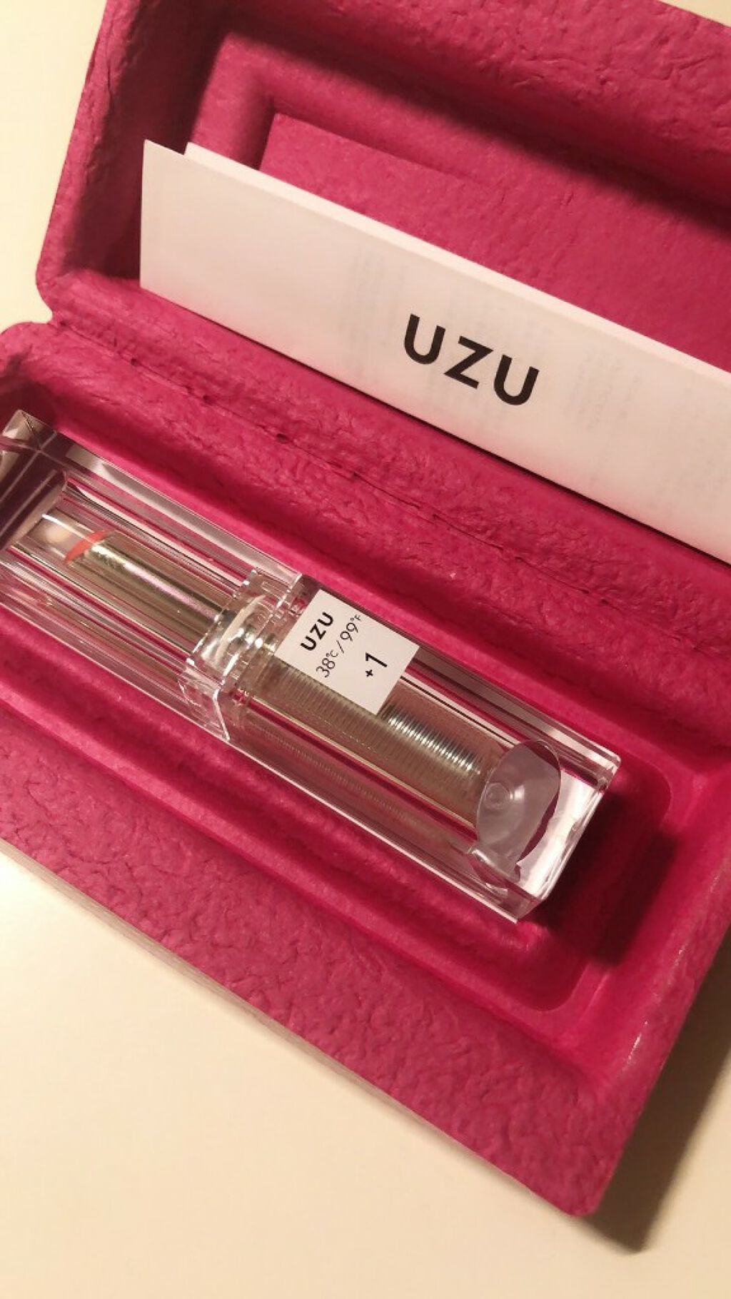 38°C / 99°F Lipstick <TOKYO>/UZU BY FLOWFUSHI/口紅を使ったクチコミ(1枚目)