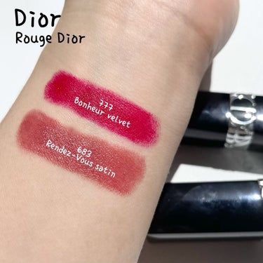 ルージュ ディオール 773 ボヌール ベルベット/Dior/口紅を使ったクチコミ（1枚目）