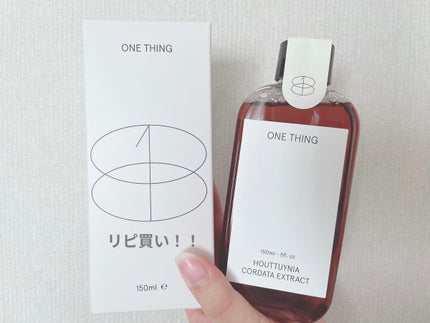 ドクダミ化粧水/ONE THING/化粧水を使ったクチコミ(1枚目)