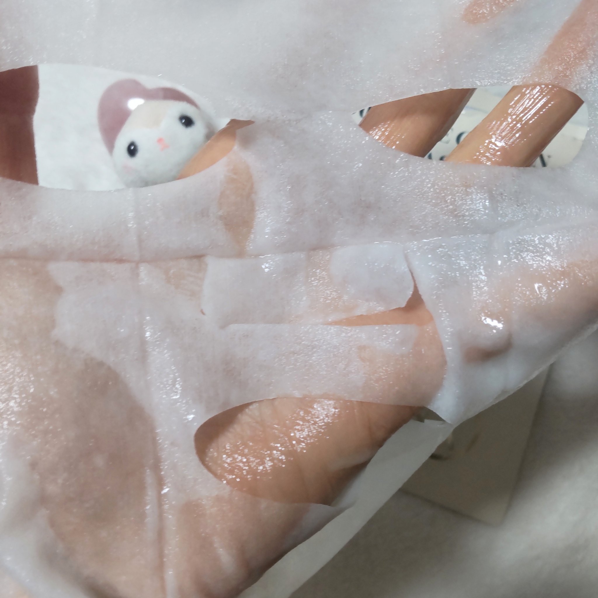 マデカダーマ リバイタライジングフェイシャルマスクのクチコミ「マデカダーマ
リバイタライジングフェイシャルマスク
10枚入

センテリアンで酵素購入したとき.....」（3枚目）