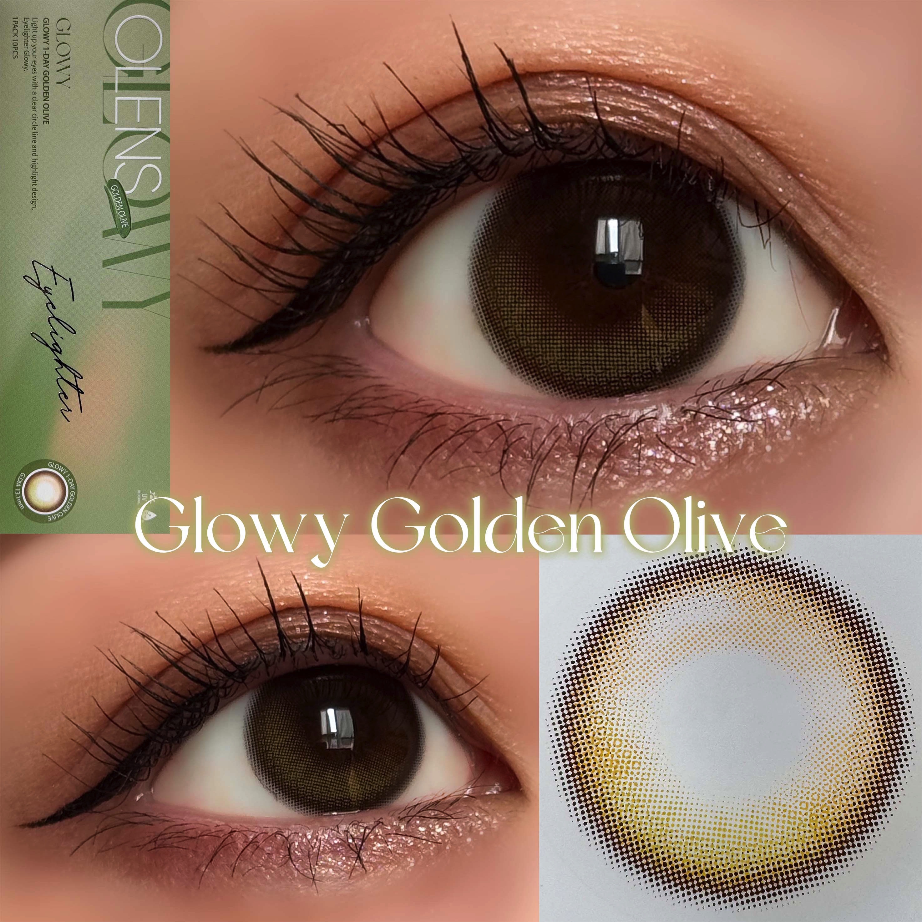 Glowy 1day/OLENS/ワンデー（１DAY）カラコンを使ったクチコミ（3枚目）