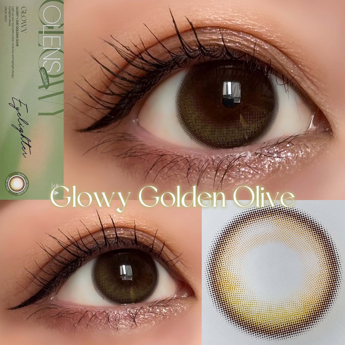 Glowy 1day/OLENS/ワンデー(1DAY)カラコンを使ったクチコミ(3枚目)