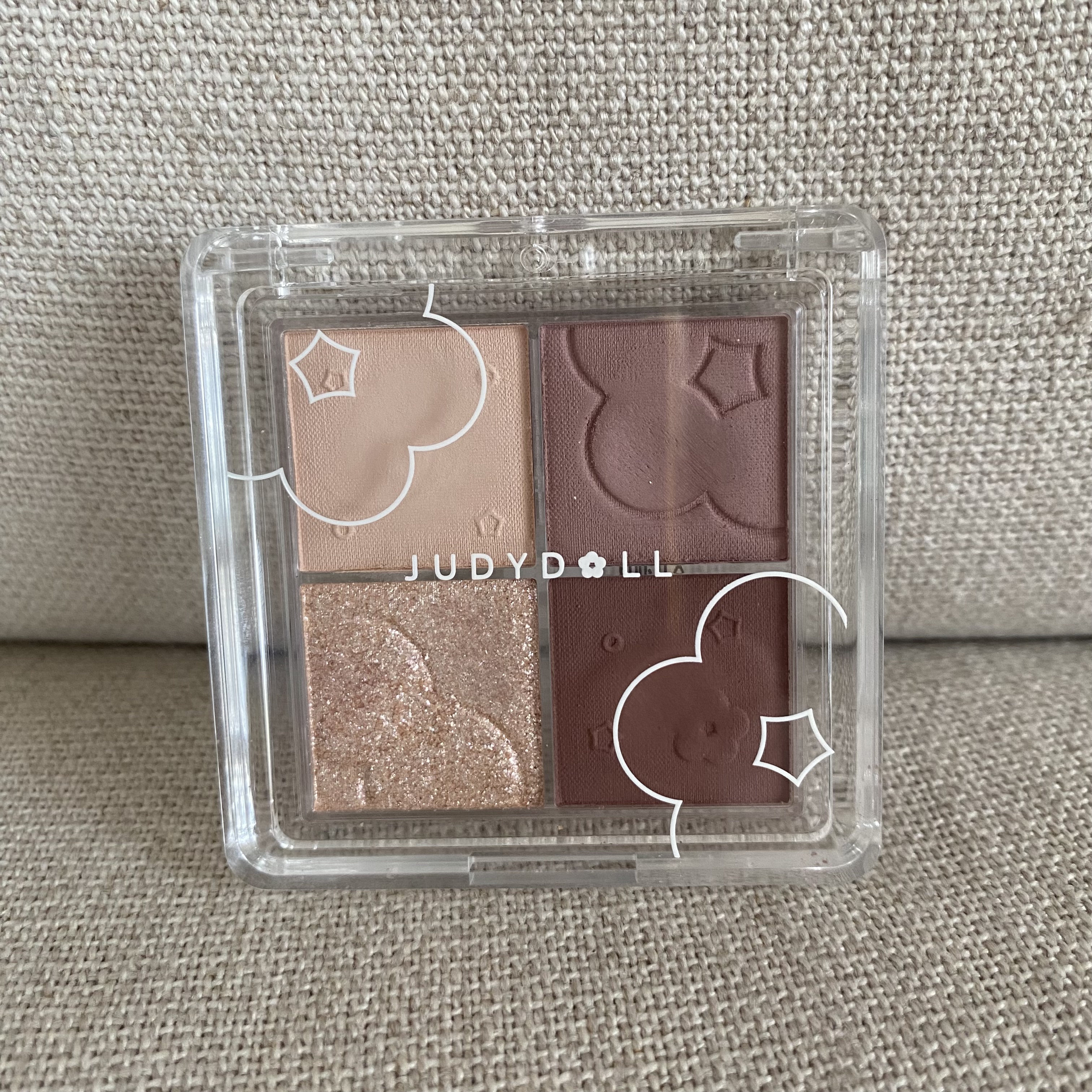 ふんわりロマンスアイズ/JUDYDOLL/アイシャドウパレットを使ったクチコミ（2枚目）