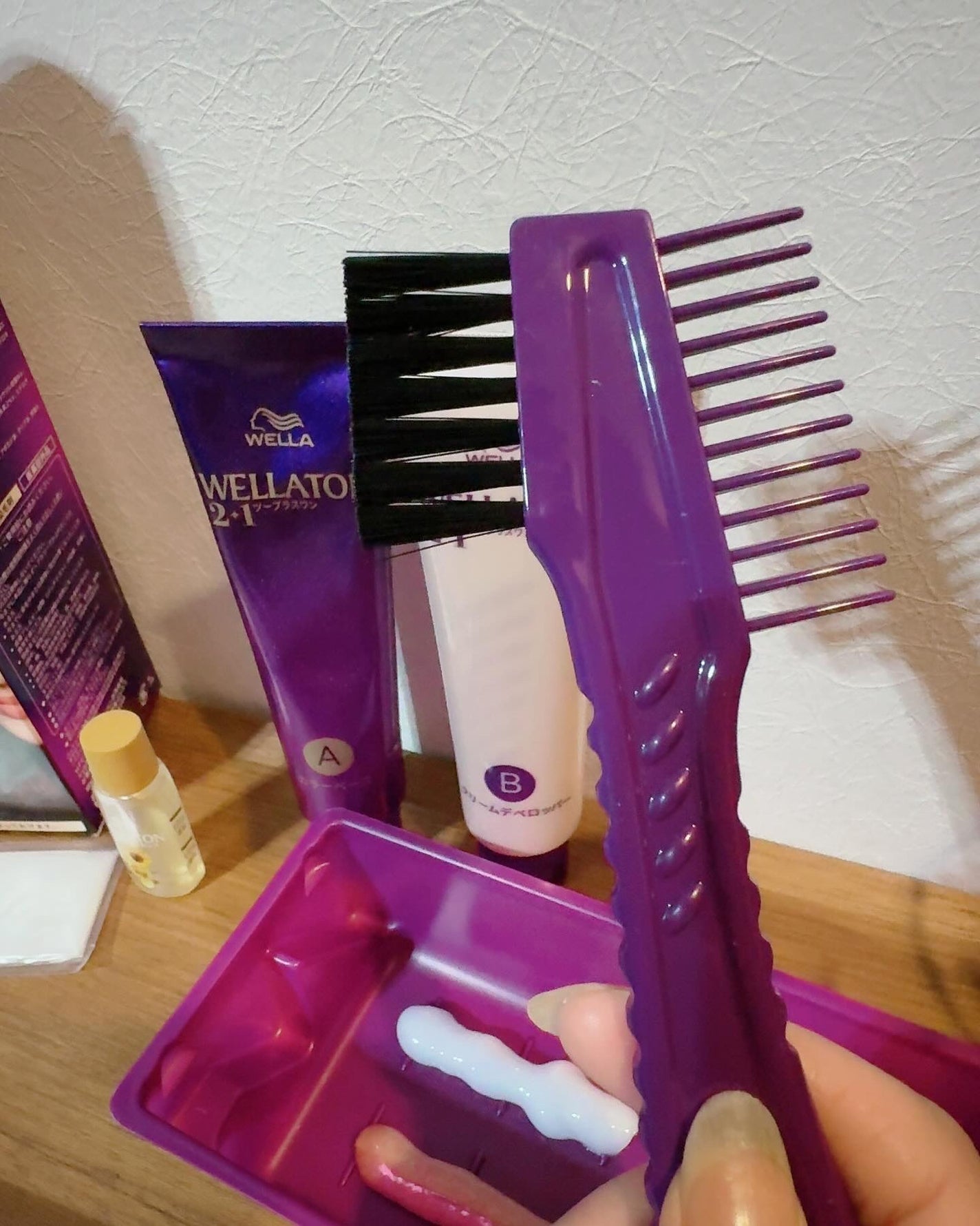 ウエラトーン ツープラスワン クリームタイプ/ウエラ/ヘアカラーを使ったクチコミ(5枚目)