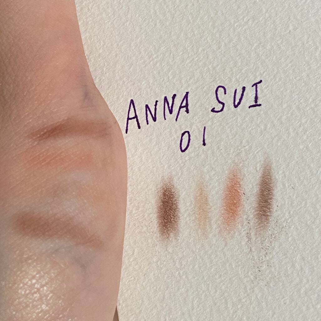 アイブロウ カラー コンパクト/ANNA SUI/パウダーアイブロウを使ったクチコミ(2枚目)