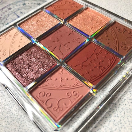 クォーツ 9色アイシャドウパレット(ドリームランドアイシャドウ) J11 キャラメルクリ/ZEESEA/アイシャドウパレットを使ったクチコミ(2枚目)