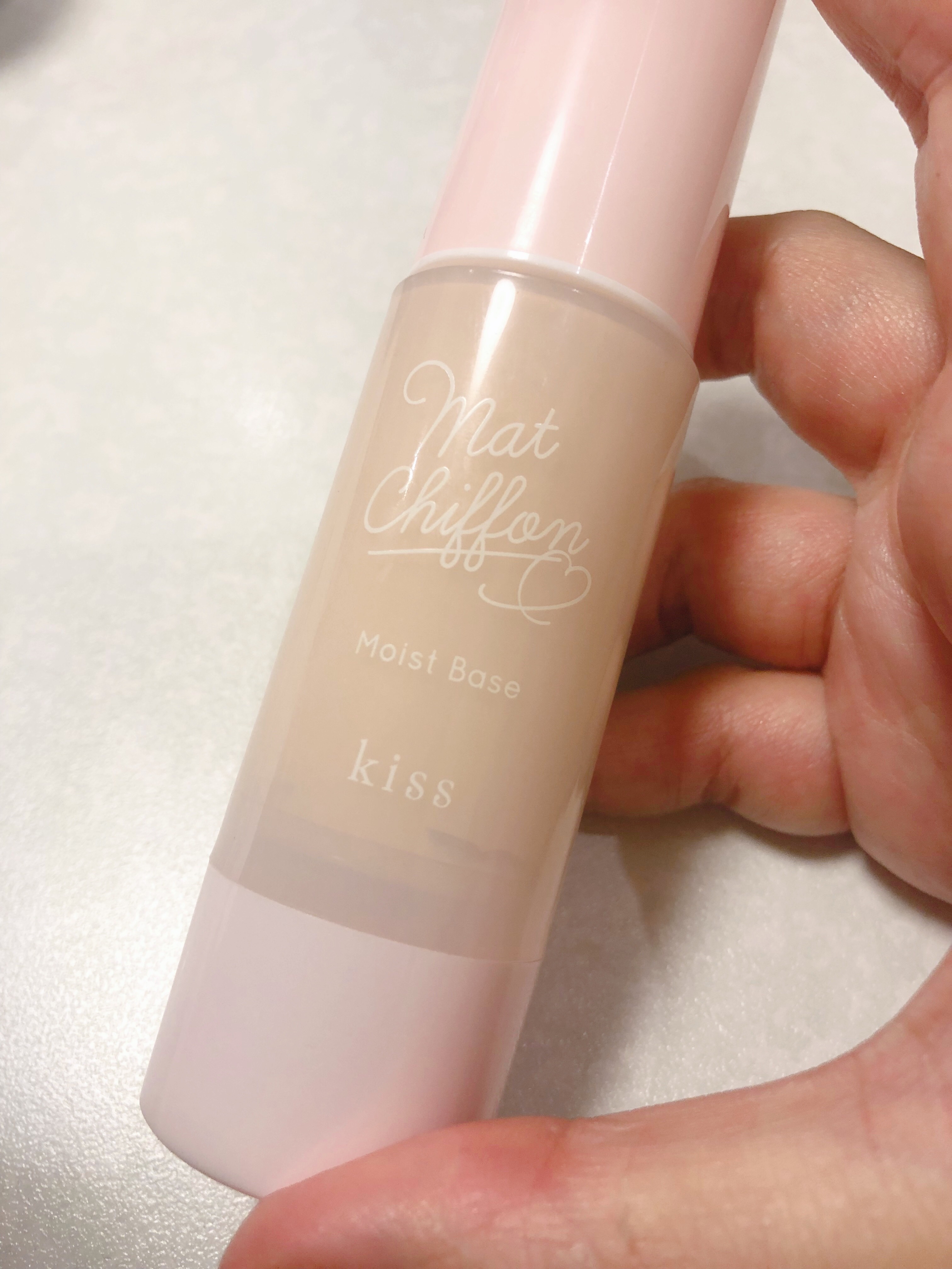 マットシフォンUVモイストベース 01 ライト/KiSS/化粧下地を使ったクチコミ（1枚目）