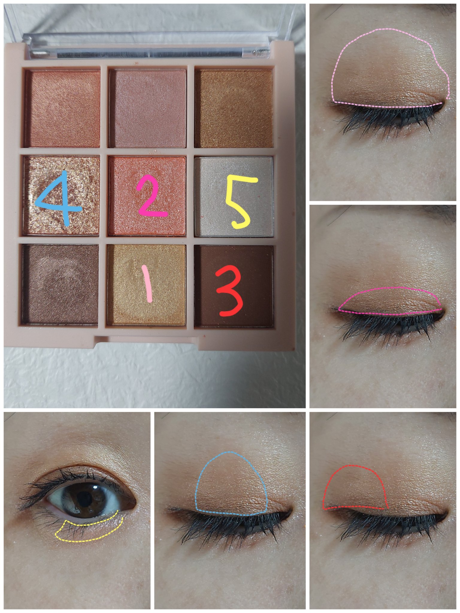 アイシャドウパレット/Kirei&co./アイシャドウパレットを使ったクチコミ（2枚目）