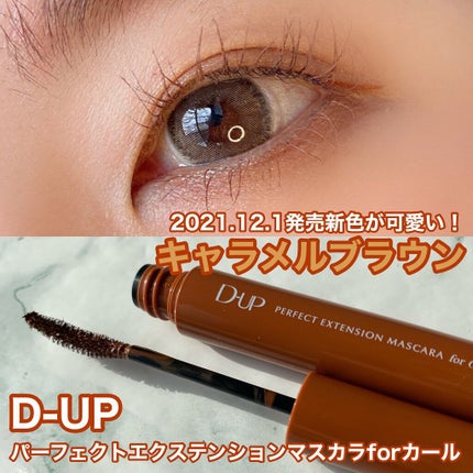 パーフェクトエクステンション マスカラ for カール/D-UP/マスカラを使ったクチコミ(1枚目)