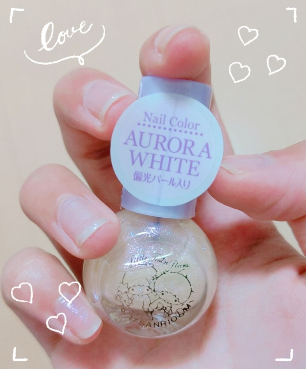サンリオネイル/DAISO/マニキュアを使ったクチコミ(2枚目)