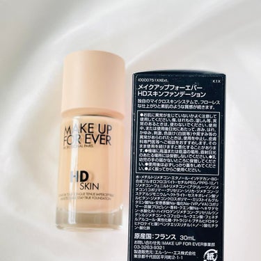 MAKE UP FOR EVER HDスキンファンデーションのクチコミ「独自のマイクロスキンシステムで、フローレスな仕上がりのファンデーション！
肌にピタッと密着して.....」（2枚目）