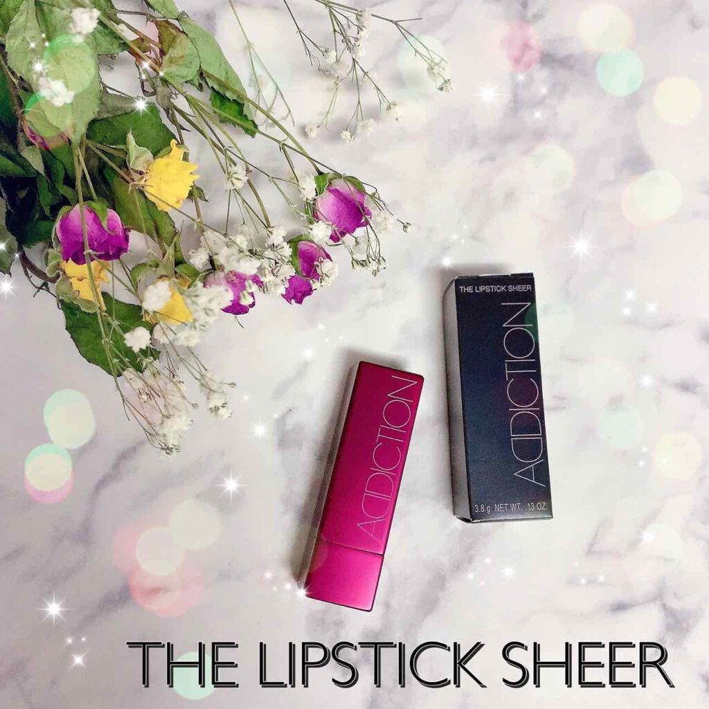 ザ リップスティック シアー/ADDICTION/口紅を使ったクチコミ(1枚目)