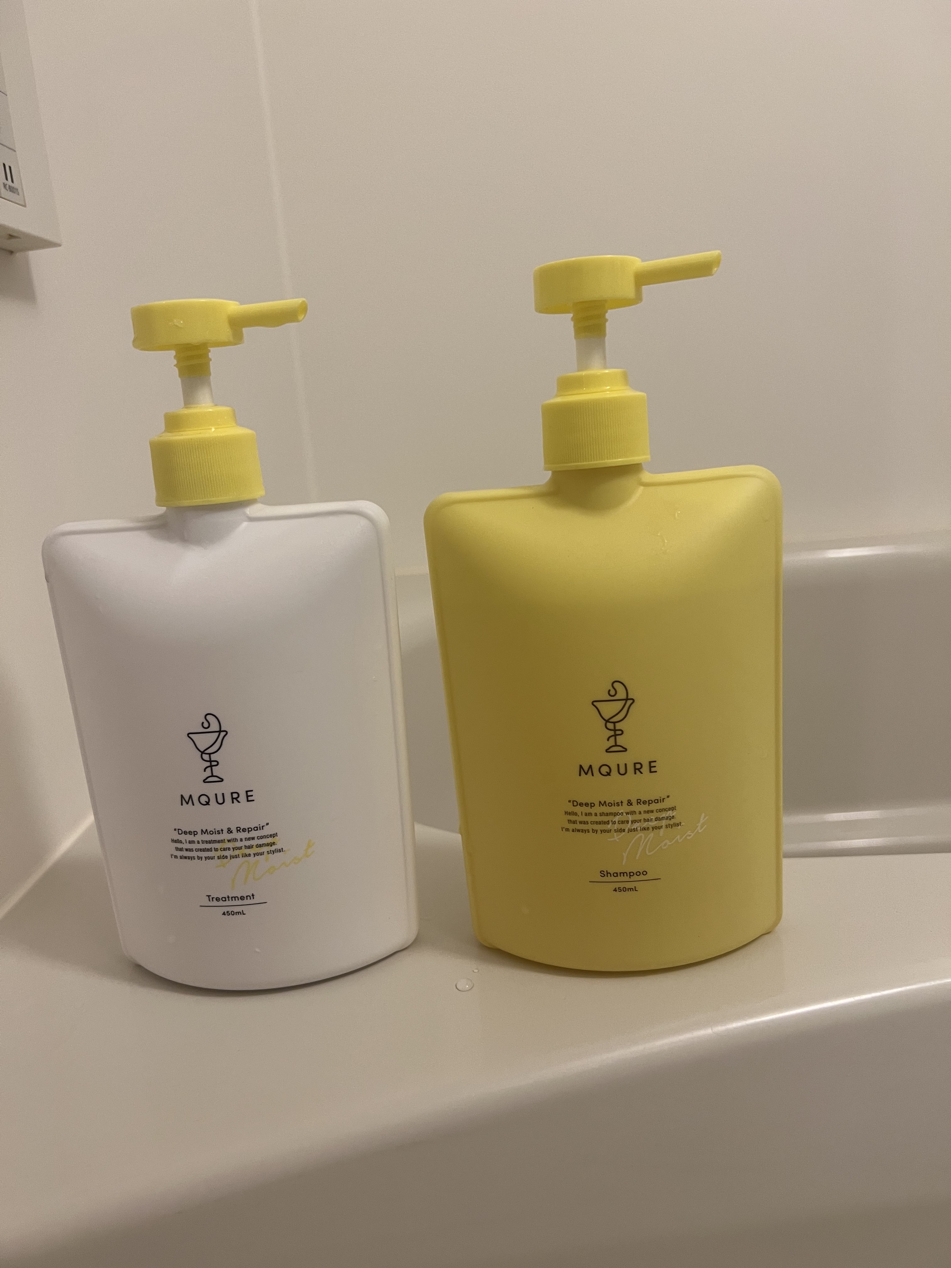 Deep Moist&Repair シャンプー / トリートメント/MQURE/市販シャンプーを使ったクチコミ（1枚目）
