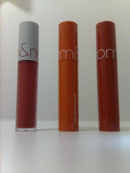 ジューシーラスティングティント/rom&nd/リップティントを使ったクチコミ(3枚目)