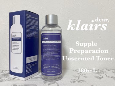 サプルプレパレーションアンセンテッドトナー(180ml)/Klairs/化粧水を使ったクチコミ（1枚目）