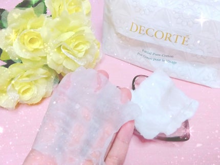 フェイシャル ピュア コットン/DECORTÉ/コットンを使ったクチコミ(3枚目)