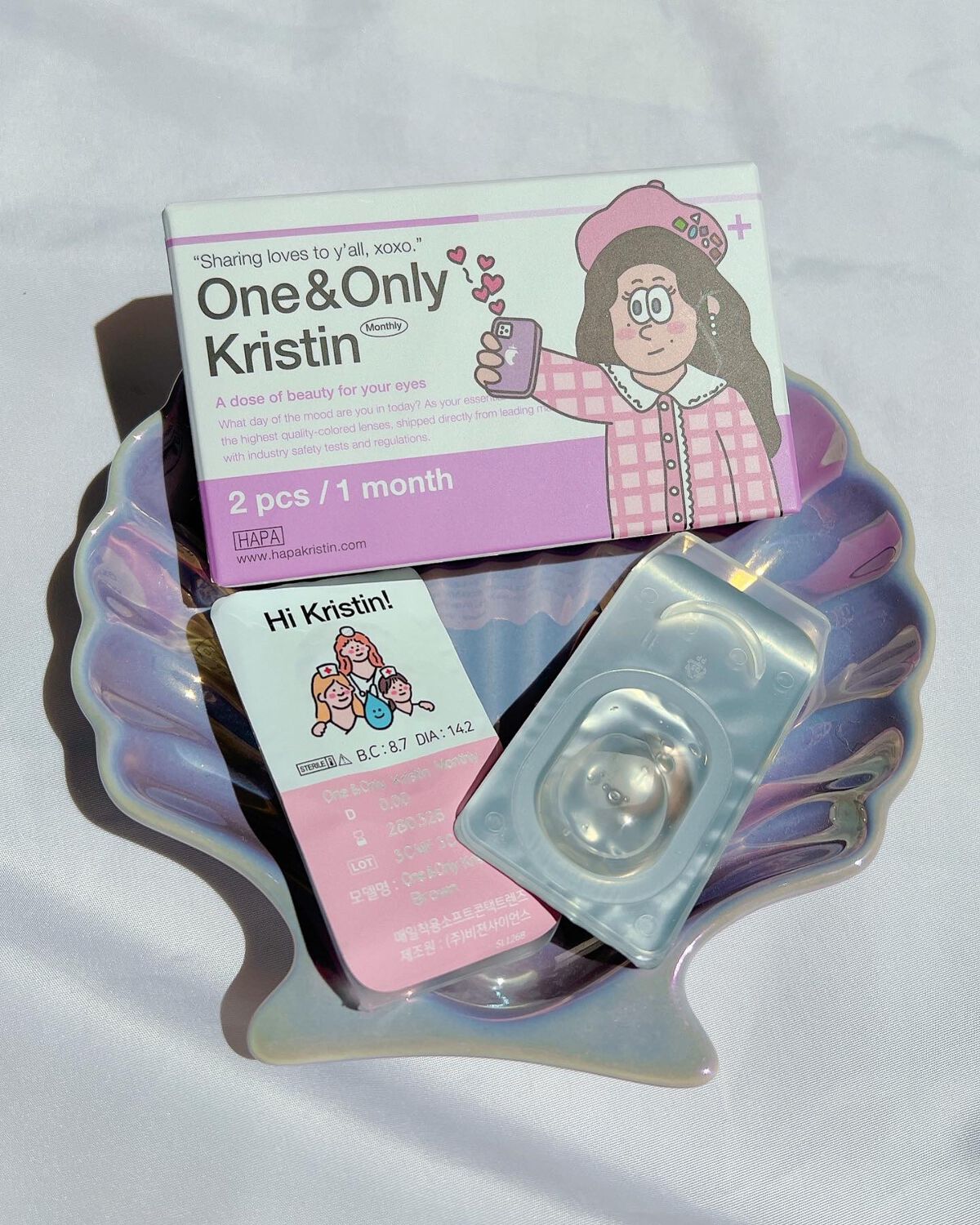 One & Only Kristin/Hapa kristin/カラーコンタクトレンズを使ったクチコミ(4枚目)