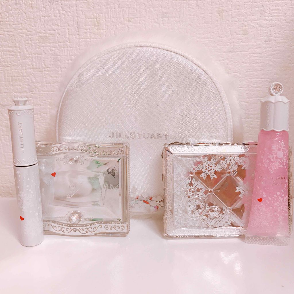 ホワイトラブストーリー コレクション (クリスマスコフレ 2018) ブルーミングブロッサム　カールラッシュマスカラ S/JILL STUART/メイクアップキットを使ったクチコミ（1枚目）