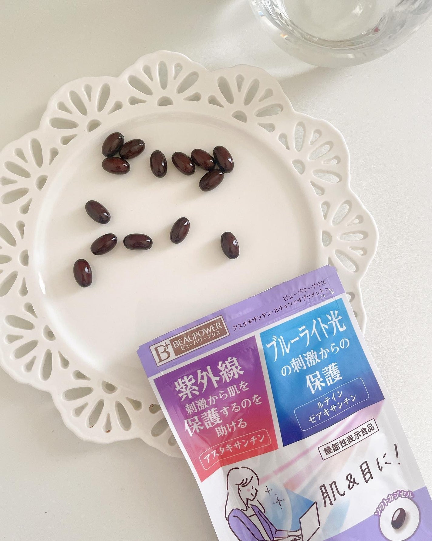 ビューパワープラス アスタキサンチン・ルテイン/常盤薬品/健康サプリメントを使ったクチコミ(2枚目)