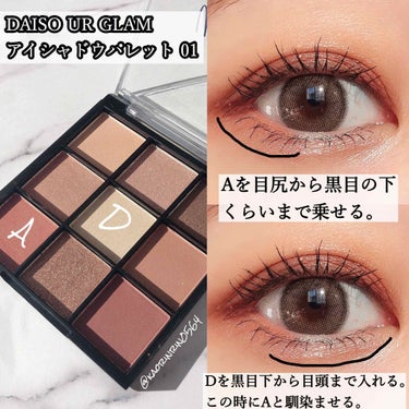 UR GLAM　BLOOMING EYE COLOR PALETTE/U R GLAM/アイシャドウパレットを使ったクチコミ（3枚目）