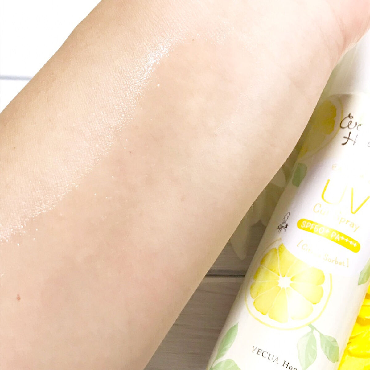 ワンダーハニー　エッセンスUVひんやり透明スプレー <日やけ止めローション>/VECUA Honey/日焼け止めミスト・スプレーを使ったクチコミ（3枚目）