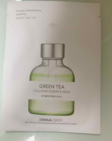 みっくす❁︎ on LIPS 「商品名:DERMALSHOP緑茶コラーゲンエッセンスマスク美容..」（1枚目）
