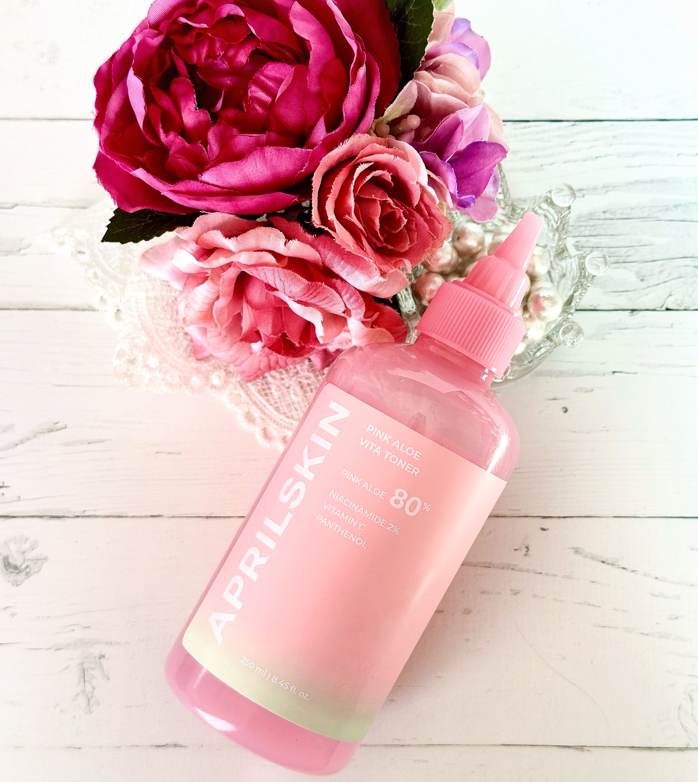 ピンクアロエムチンセラム/APRILSKIN/美容液を使ったクチコミ（1枚目）