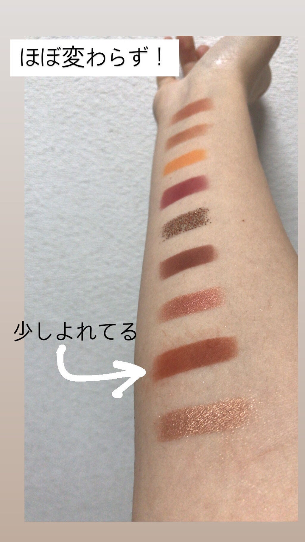 9色 マットグリッターアイシャドウパレット/MINSHZEE/アイシャドウパレットを使ったクチコミ(4枚目)