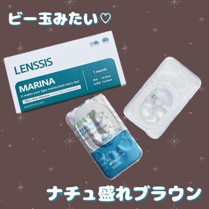 マリナシリーズ	/LENSSIS/カラーコンタクトレンズを使ったクチコミ(1枚目)