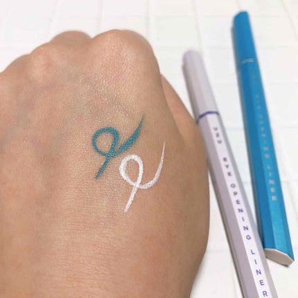 EYE OPENING LINER/UZU BY FLOWFUSHI/リキッドアイライナーを使ったクチコミ(3枚目)