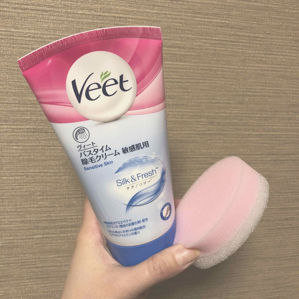 バスタイム除毛クリーム 敏感肌用/Veet/除毛クリームを使ったクチコミ(1枚目)