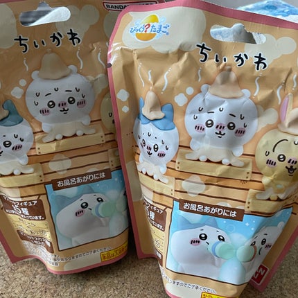 びっくらたまご ちいかわ カモミールの香り/バンダイ/炭酸系入浴剤を使ったクチコミ(1枚目)
