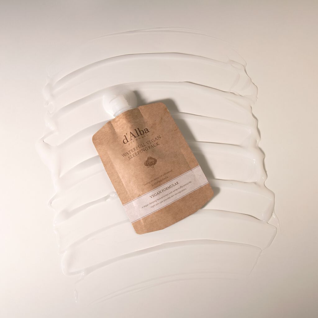 ホワイトトリュフウォータフルヴィーガンスリーピングパック（スパウトタイプ）/ダルバ/シートマスク・パックを使ったクチコミ（2枚目）