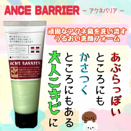 薬用プロテクトウォッシュ/アクネバリア/洗顔フォームを使ったクチコミ(1枚目)