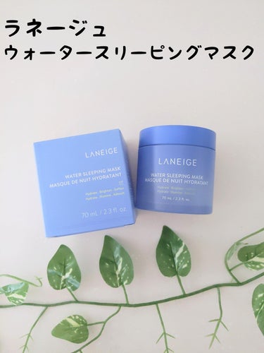 ウォータースリーピングマスク/LANEIGE/フェイスクリームを使ったクチコミ（1枚目）