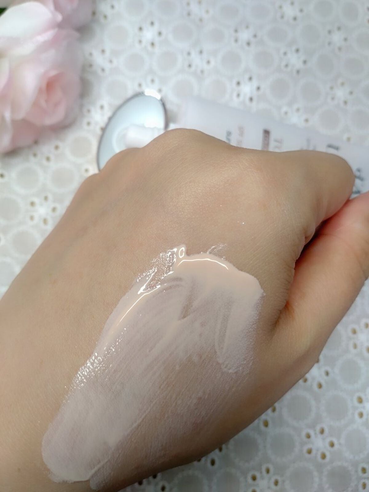 ウォータフルトーンアップサンクリーム/ダルバ/日焼け止めクリームを使ったクチコミ(3枚目)