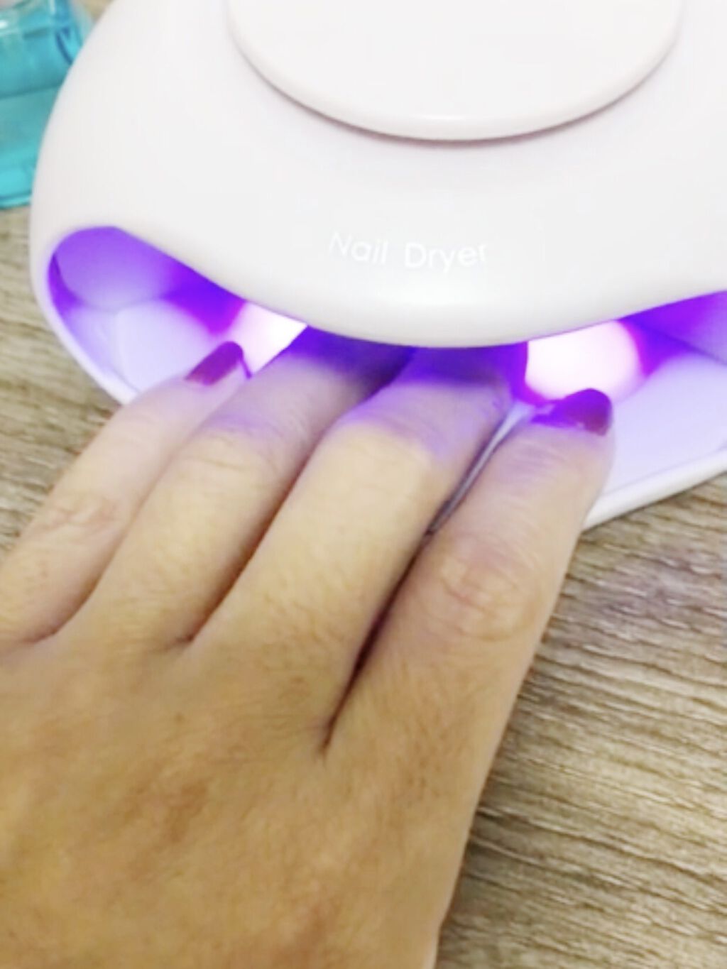 ネイル乾燥機 ピンク/ニトリ/ネイル用品を使ったクチコミ（1枚目）