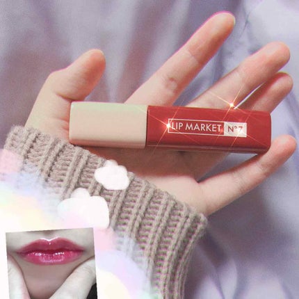 トニモリリップマーケットシロップティント/TONYMOLY/リップティントを使ったクチコミ(1枚目)