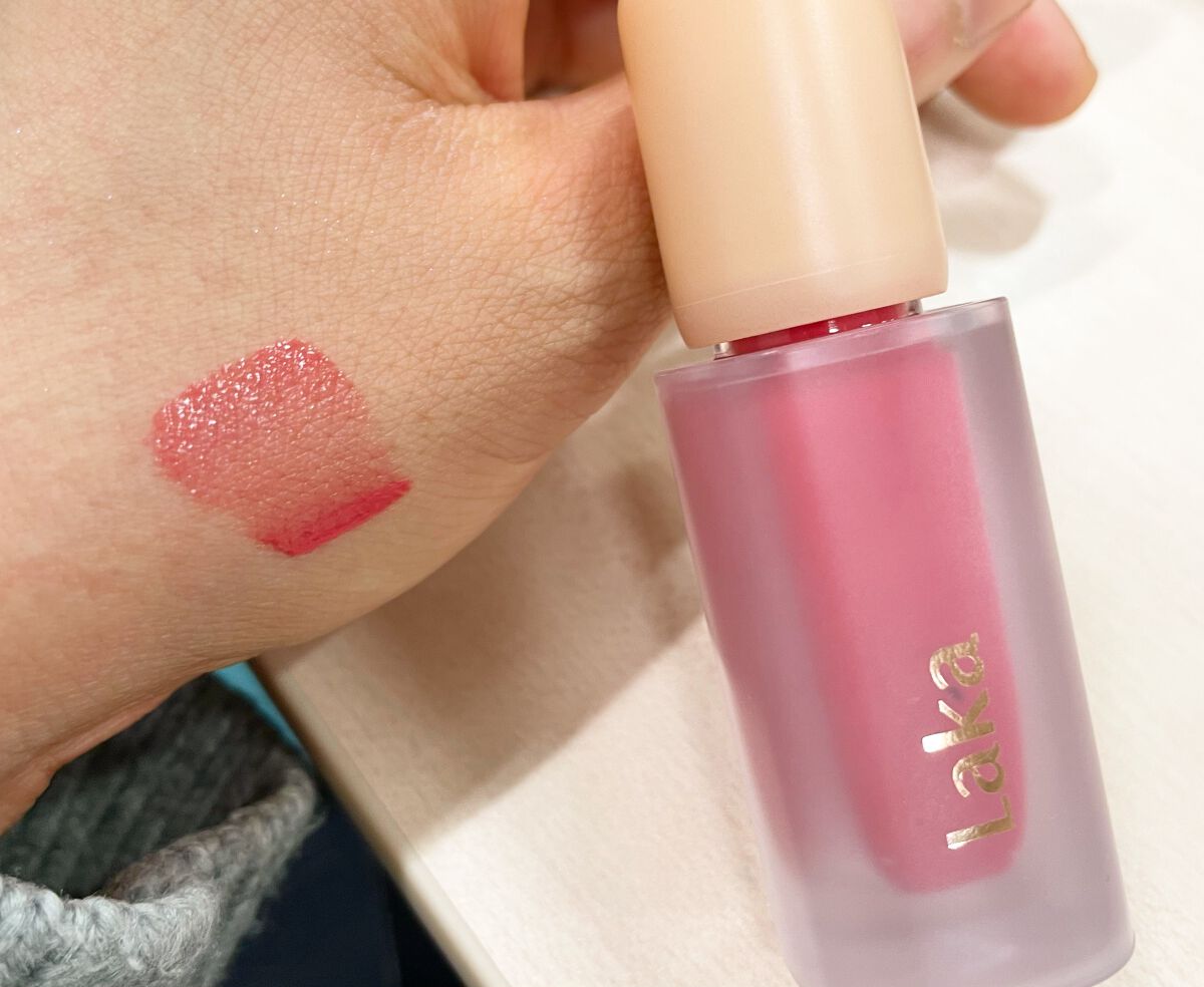 フルーティーグラムティント 118 アドアー/Laka/リップティントを使ったクチコミ（1枚目）