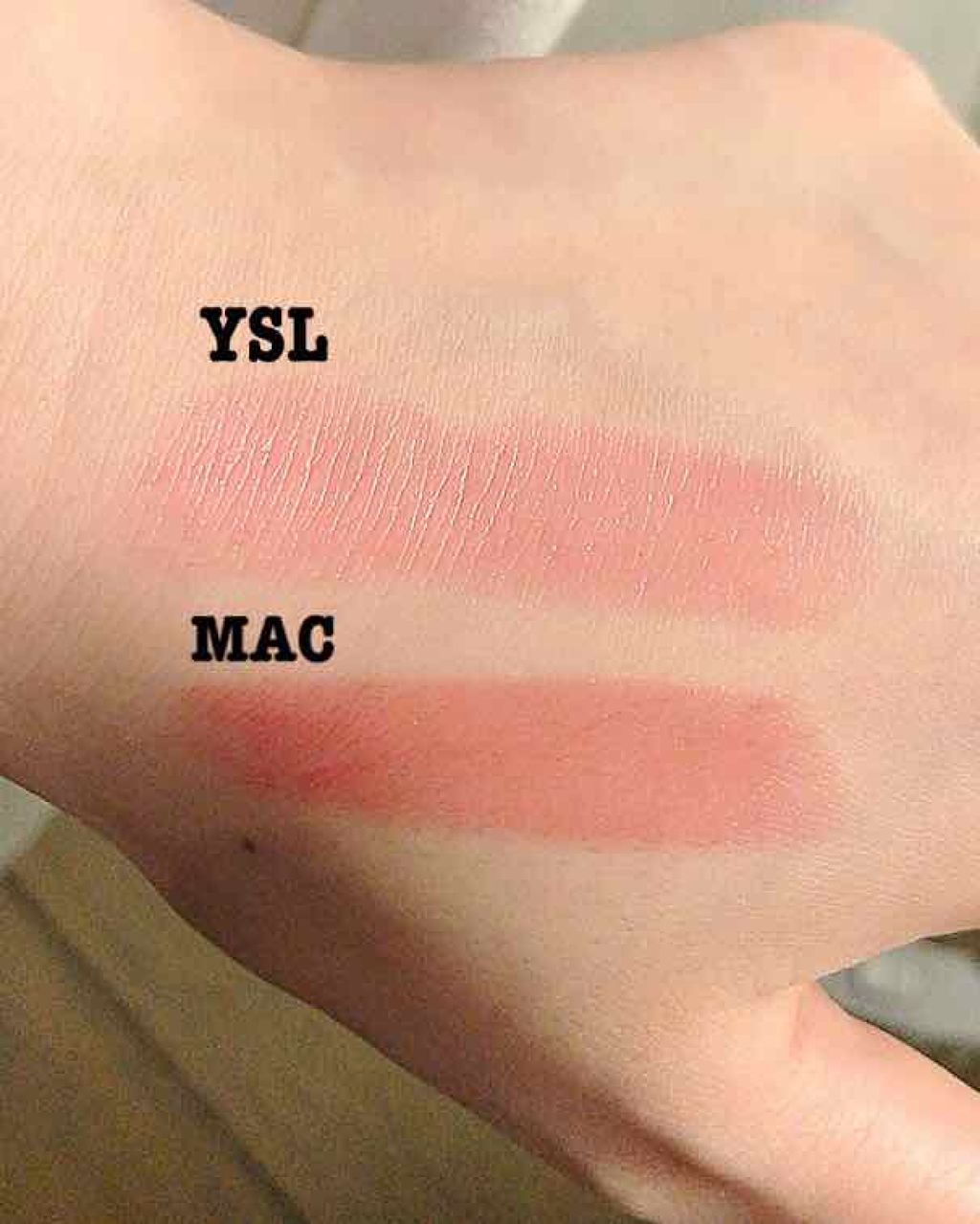 ルージュ ヴォリュプテ シャイン/YVES SAINT LAURENT BEAUTE/口紅を使ったクチコミ(3枚目)