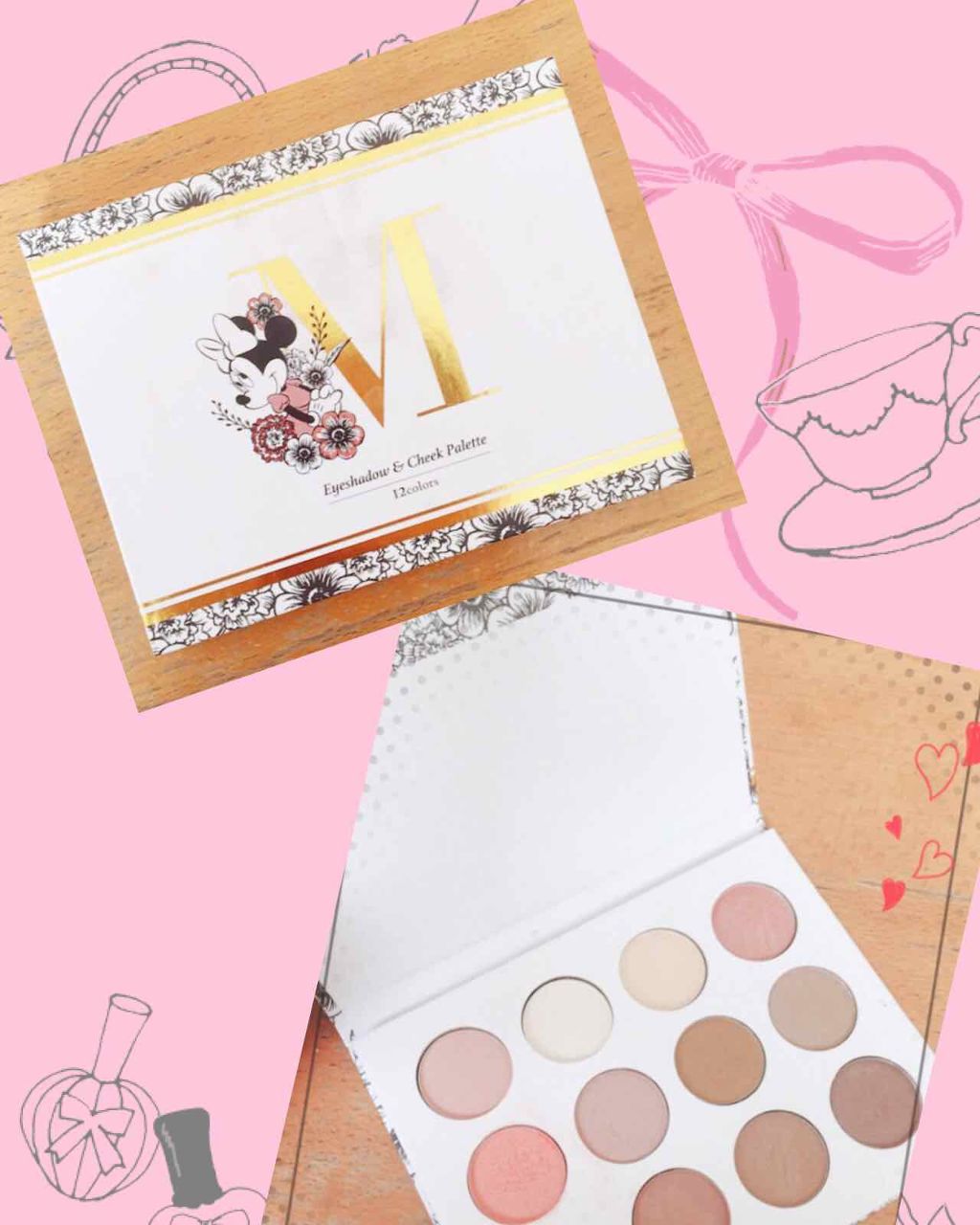 I*M on LIPS 「ミニーちゃんのアイシャドウ&チークパレット。ディズニーストアで..」(1枚目)