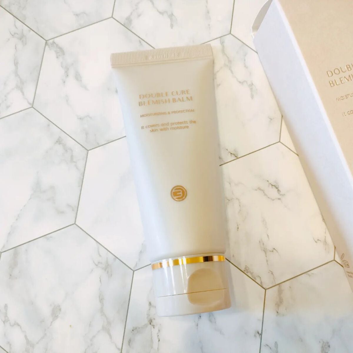 ダブルキュアブレミッシュバーム/BQCELL/BBクリームを使ったクチコミ(2枚目)