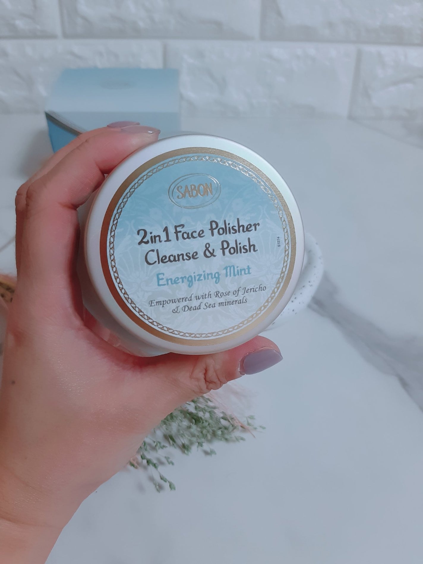 フェイスポリッシャー リフレッシング(ミント)/SABON/スクラブ・ゴマージュを使ったクチコミ(4枚目)