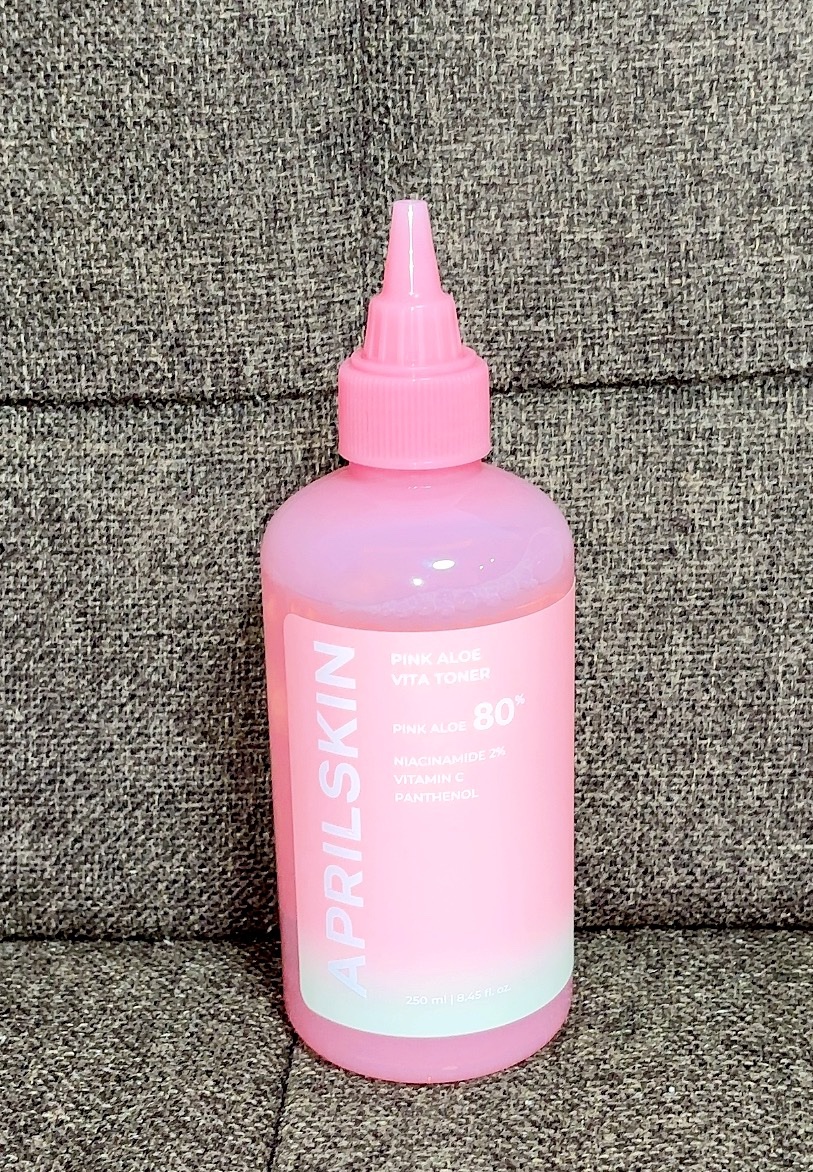ピンクアロエビタトナー/APRILSKIN/化粧水を使ったクチコミ（1枚目）